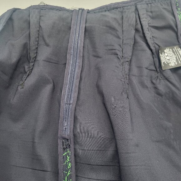 Tory Burch Blue Lace Applique Fishnet Sheath Dress - Picture 12 of 17